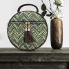Picture of Green Multicolor Round Sling Bag