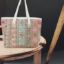 Picture of Designer Cream Multicolor Patchwork Tote Bag
