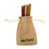 Picture of Avino Recycled Plantable Seed  colour paper Pencils  pk of 10 pencils