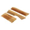 Picture of Avino 100% PURE NATURAL NEEM WOOD COMBS #HANDLE#BINA CURVE#POCKET#COMBO OF 3 COMBS