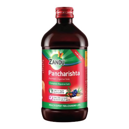 Picture of Zandu Pancharishta 450ml, Ayurvedic Tonic, Relief from disgetive problems like Acidity, Constipation and Gas, boosts digestive immunity