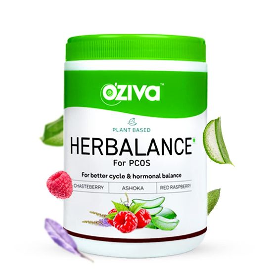 Picture of OZiva Plant Based HerBalance Supplements 