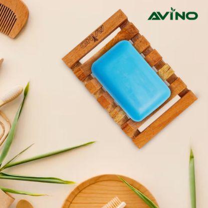 Picture of Avino wooden case holder, natural case holder for soap