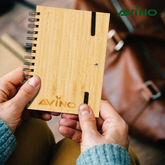 Picture of Avino Spiral Notebooks for Home, School, Travel purpose with attachable pen